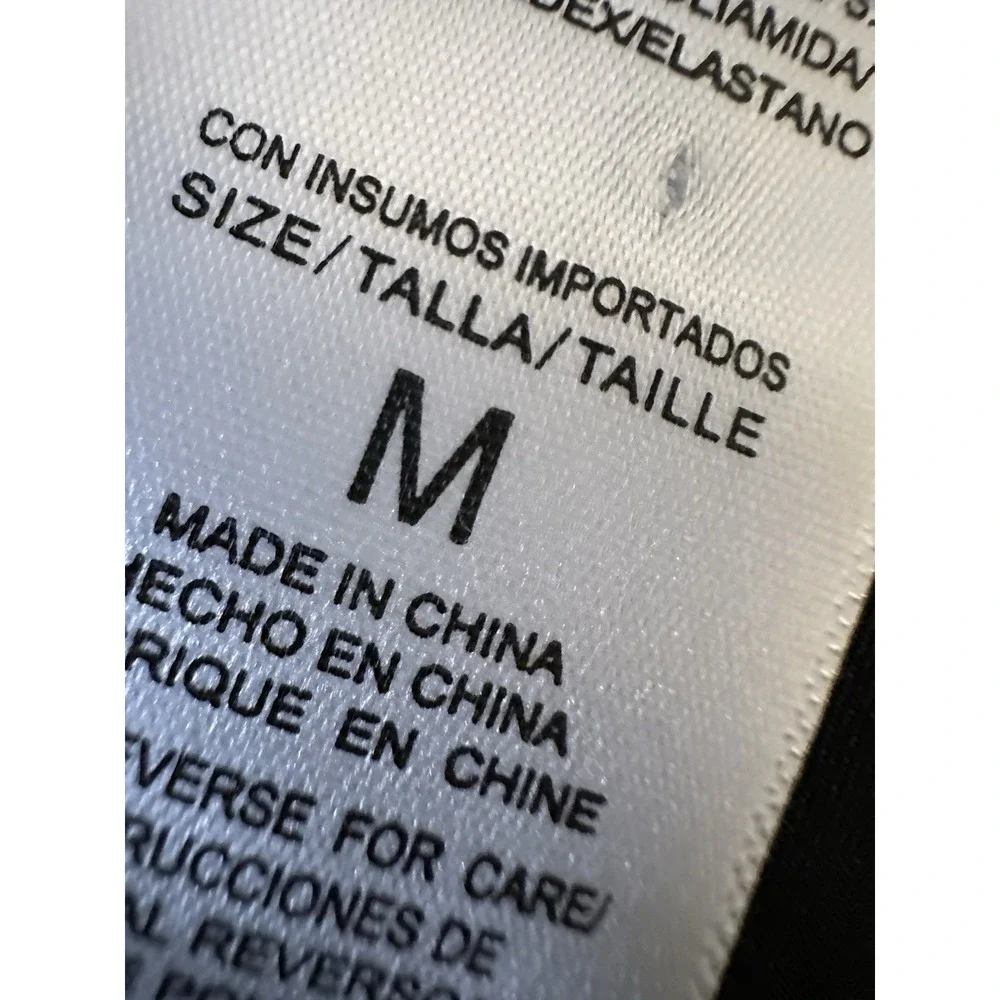 CARMEN‎ MARC VALVO Swim Dress Women's Sz M Black Ruched Beach Resort Cruise